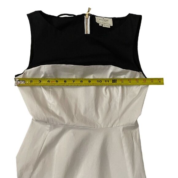 Kate Spade Fit & Flare Black and White Cocktail Dress Size 6 - Picture 10 of 10